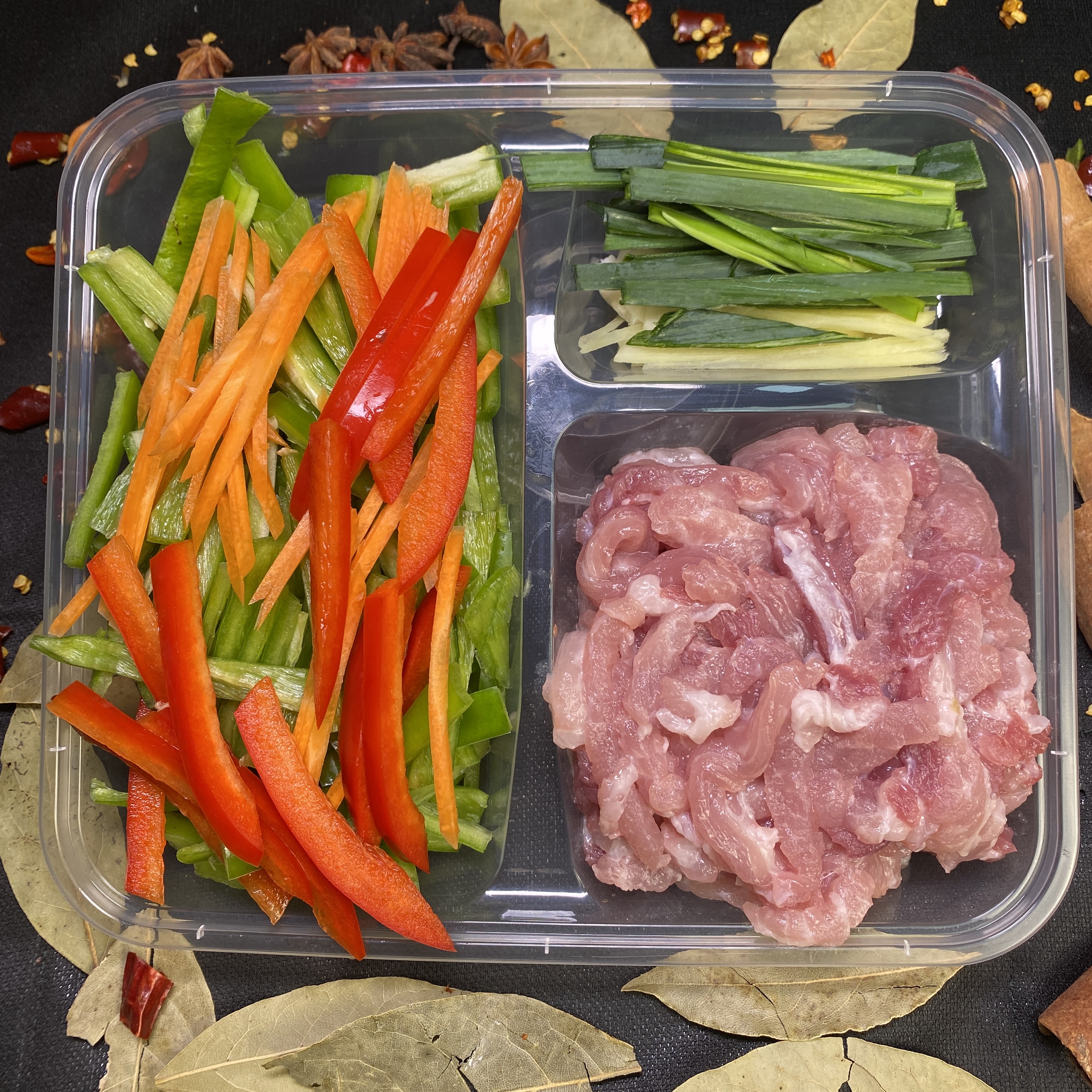青椒肉丝（350g—400g)
