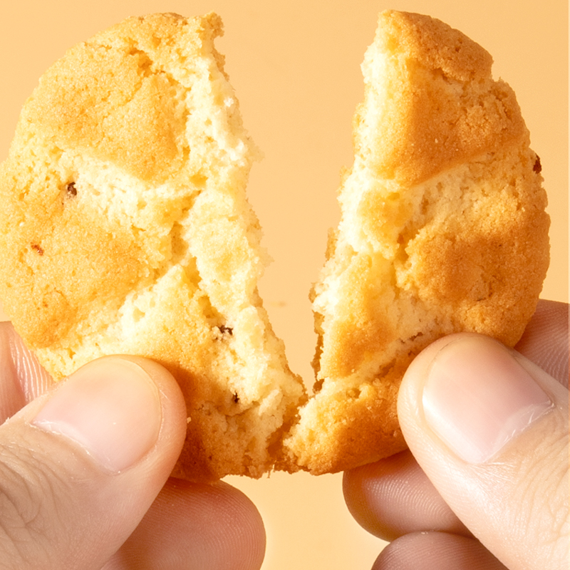 【与辉|同行】网红爆款零食铁棍山药桃酥饼干酥香浓郁营养无蔗糖健