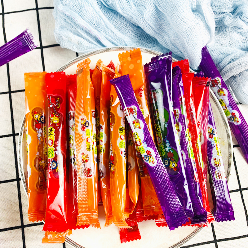 【与辉|同行】诚|宝庄酸Q棒软糖粘牙糖拉丝糖300g整盒零食营养美味