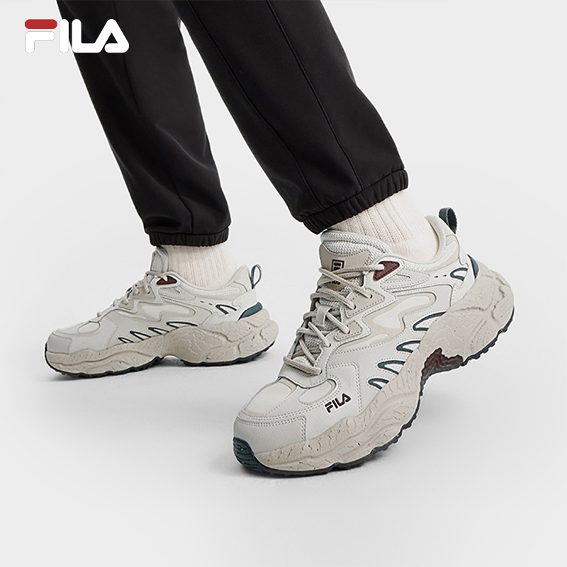 Fila/斐乐男鞋【户外缓震蕨草鞋】冬季舒适轻便老爹鞋运动琥珀流光