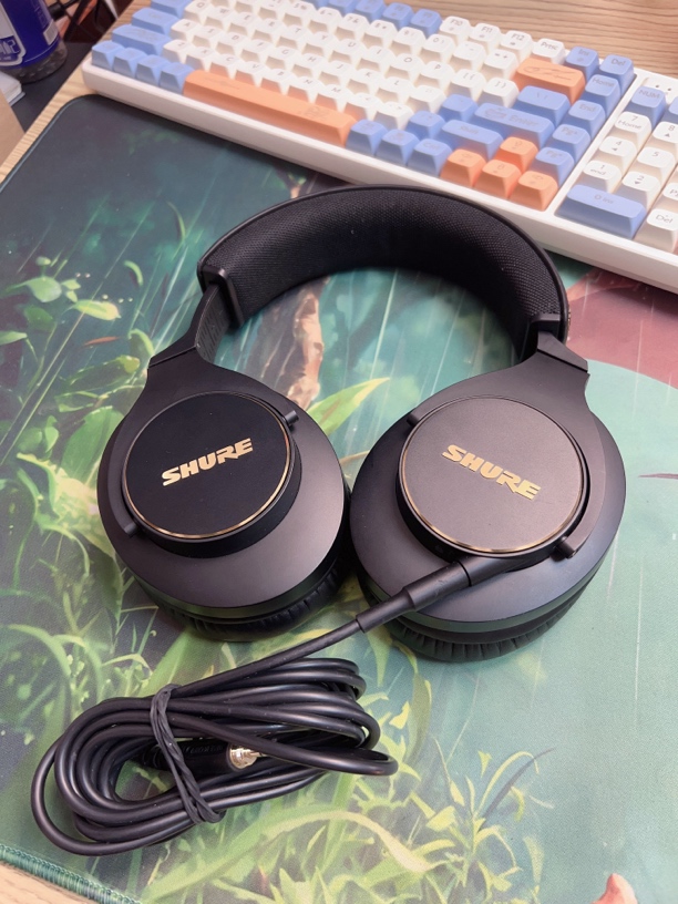 9新 Shure/舒尔 SRH840A头戴式录音室工作室全封闭监