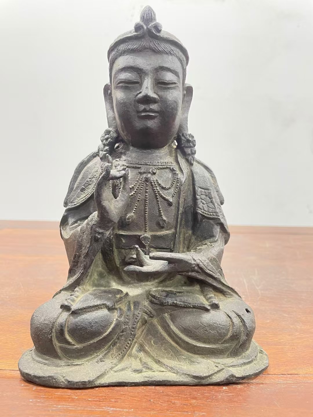 精工紫铜观音菩萨