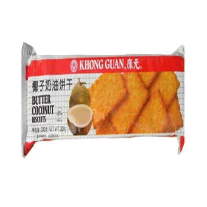 康元椰子奶油饼干200g