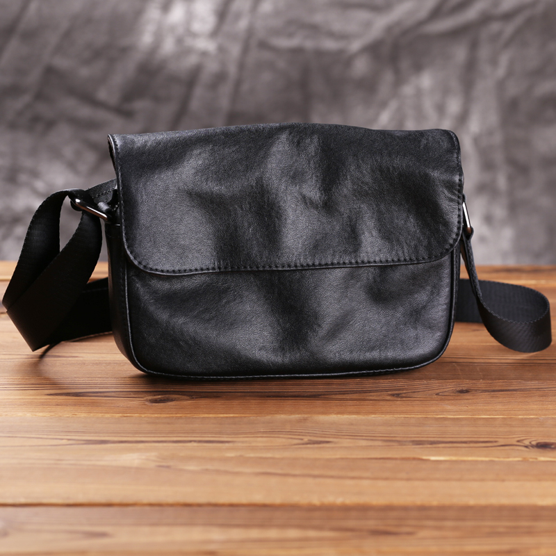 东牛植鞣皮真皮小包男士包包斜挎包单肩包随身夏天背包邮差包男包