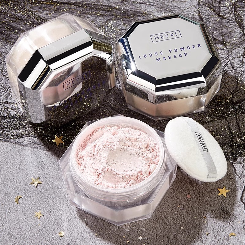 法国兰菀莉正品轻柔柔光定妆散粉控油持久防水防汗不脱妆遮瑕粉饼