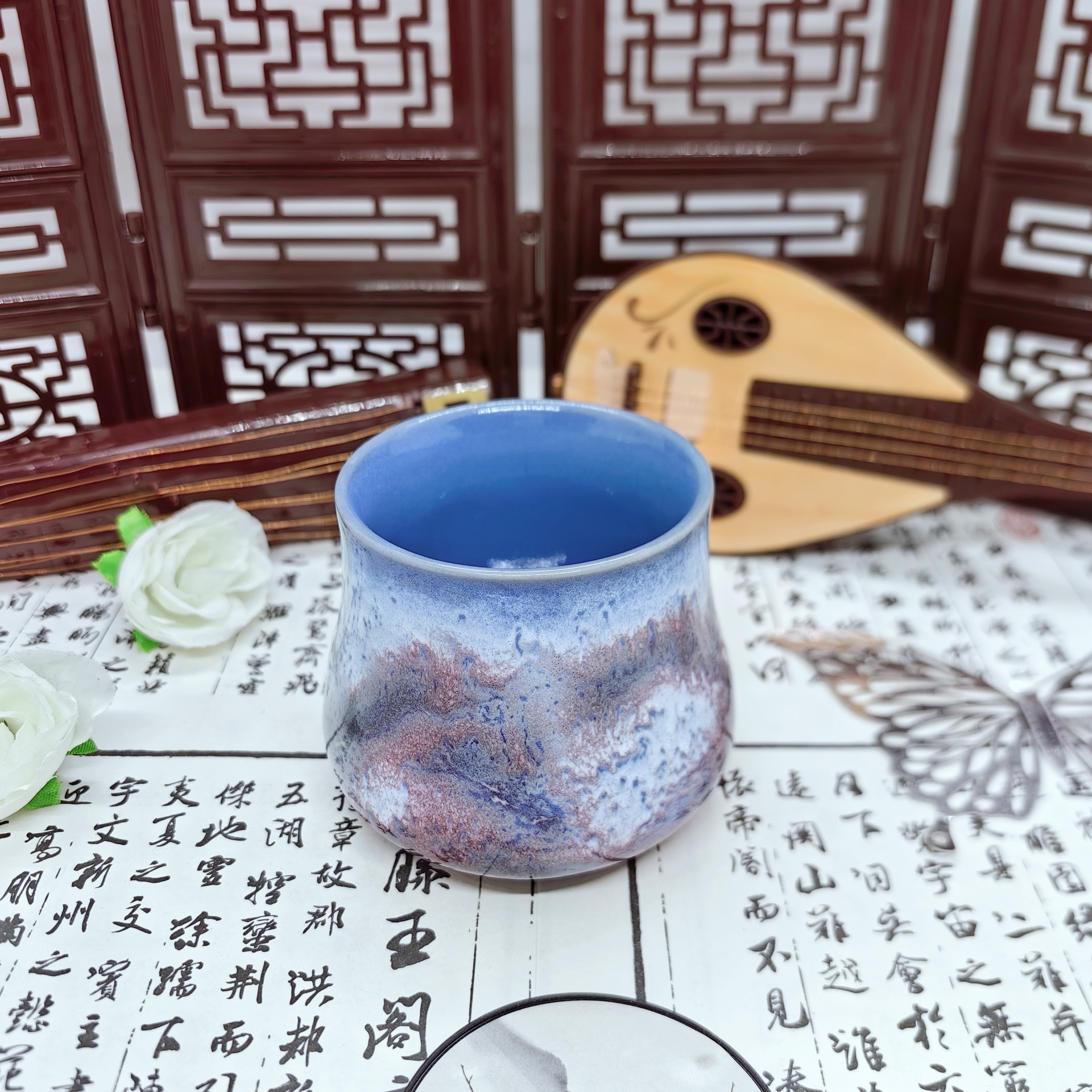 禹州神垕钧瓷手工主人杯陈奎峰后山野人手作