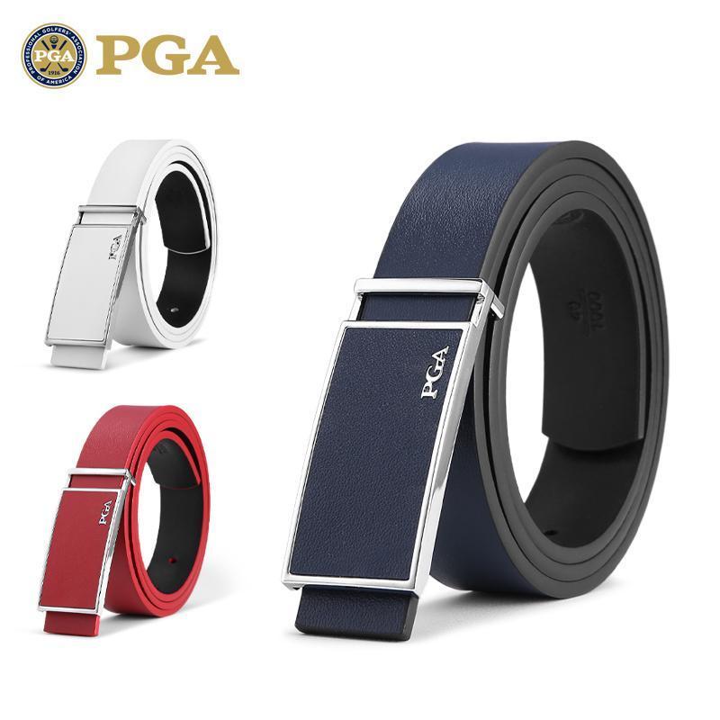 美国PGA 新款 高尔夫女士皮带 合金扣头 头层牛皮腰带 奢华优雅  