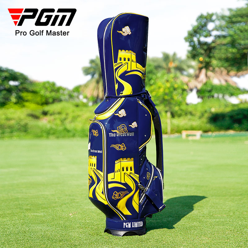 PGM高尔夫球包男女高端国风长城刺绣防水球杆袋标准包golf球袋