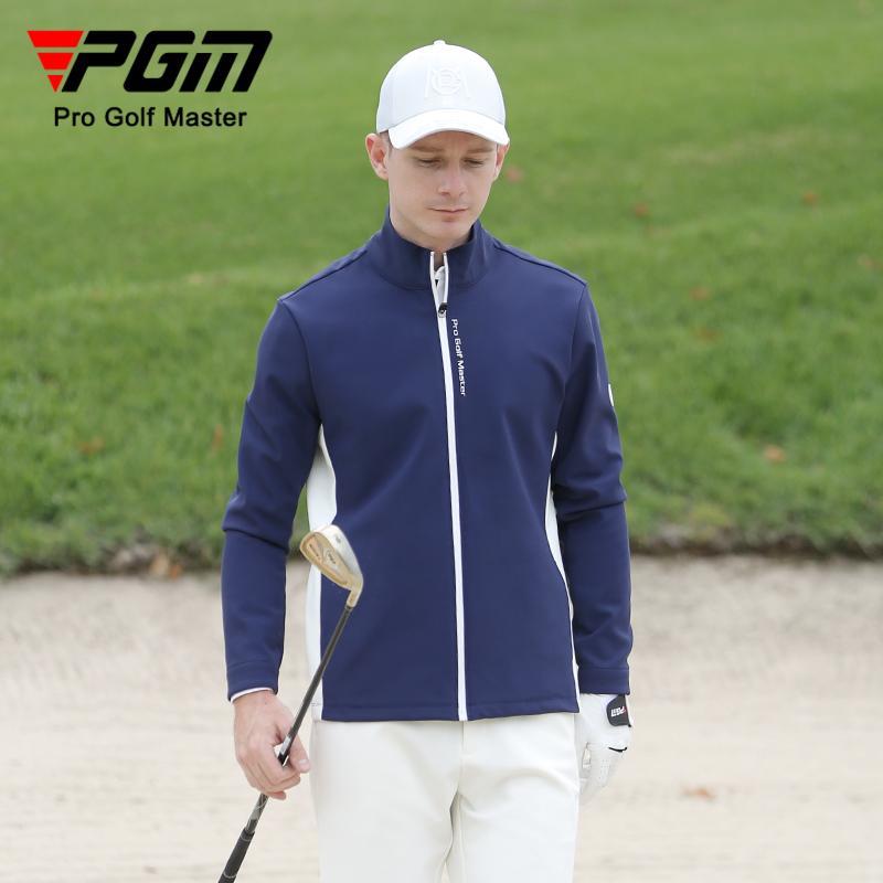 PGM 高尔夫男装长袖男上衣服饰衣服秋冬保暖光发热内里外套运动  