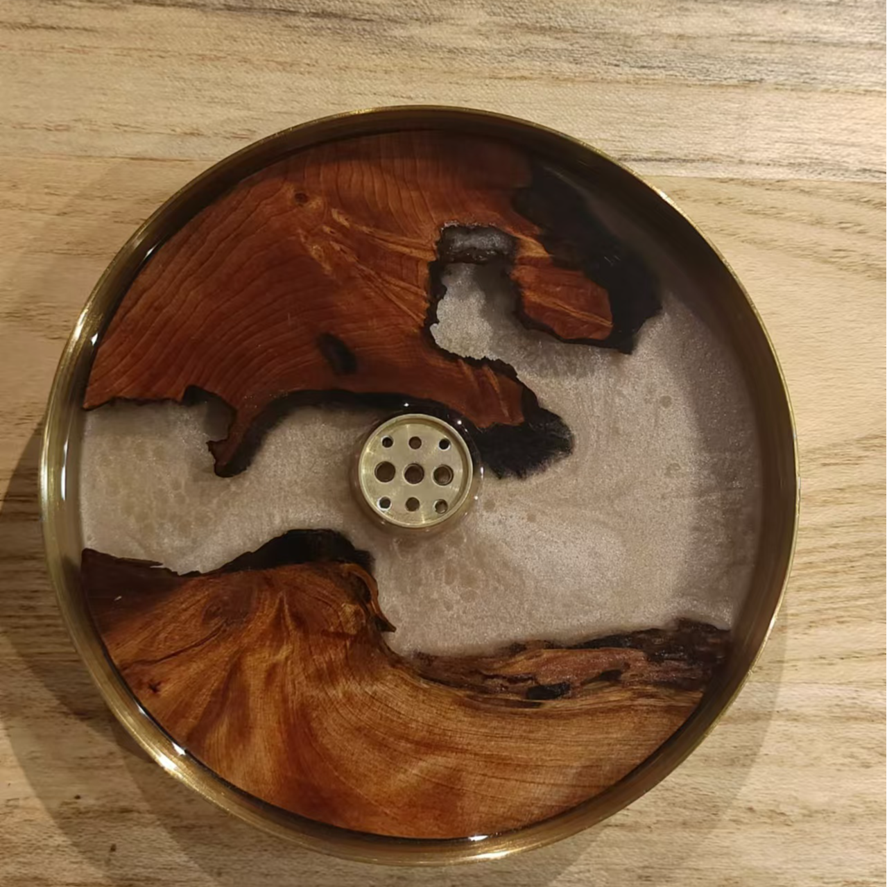 禅意香插底座小众高级托盘设计
