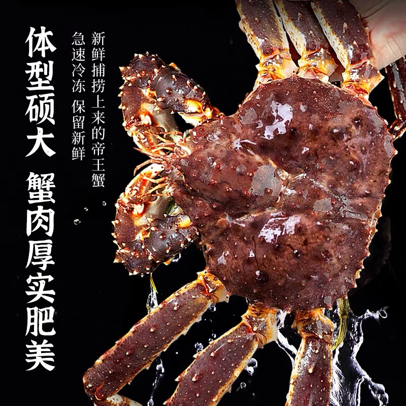 【鲜冻帝王蟹】 次日发货   不调不换 顺丰空运