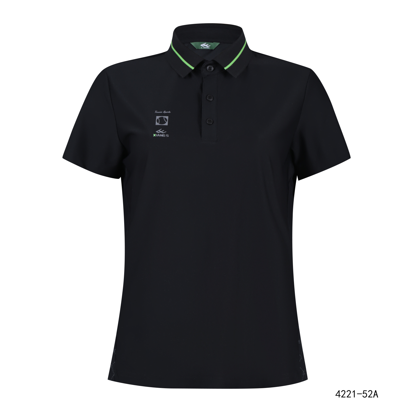 山东魏桥向尚运动女式POLO衫4221-52黑色6072白色6073灰色6074