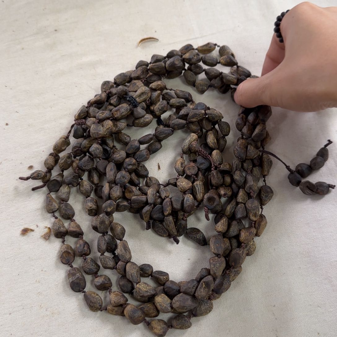 沉香手串绿奇楠1.0-29包壳沉水多圈多样性发1条