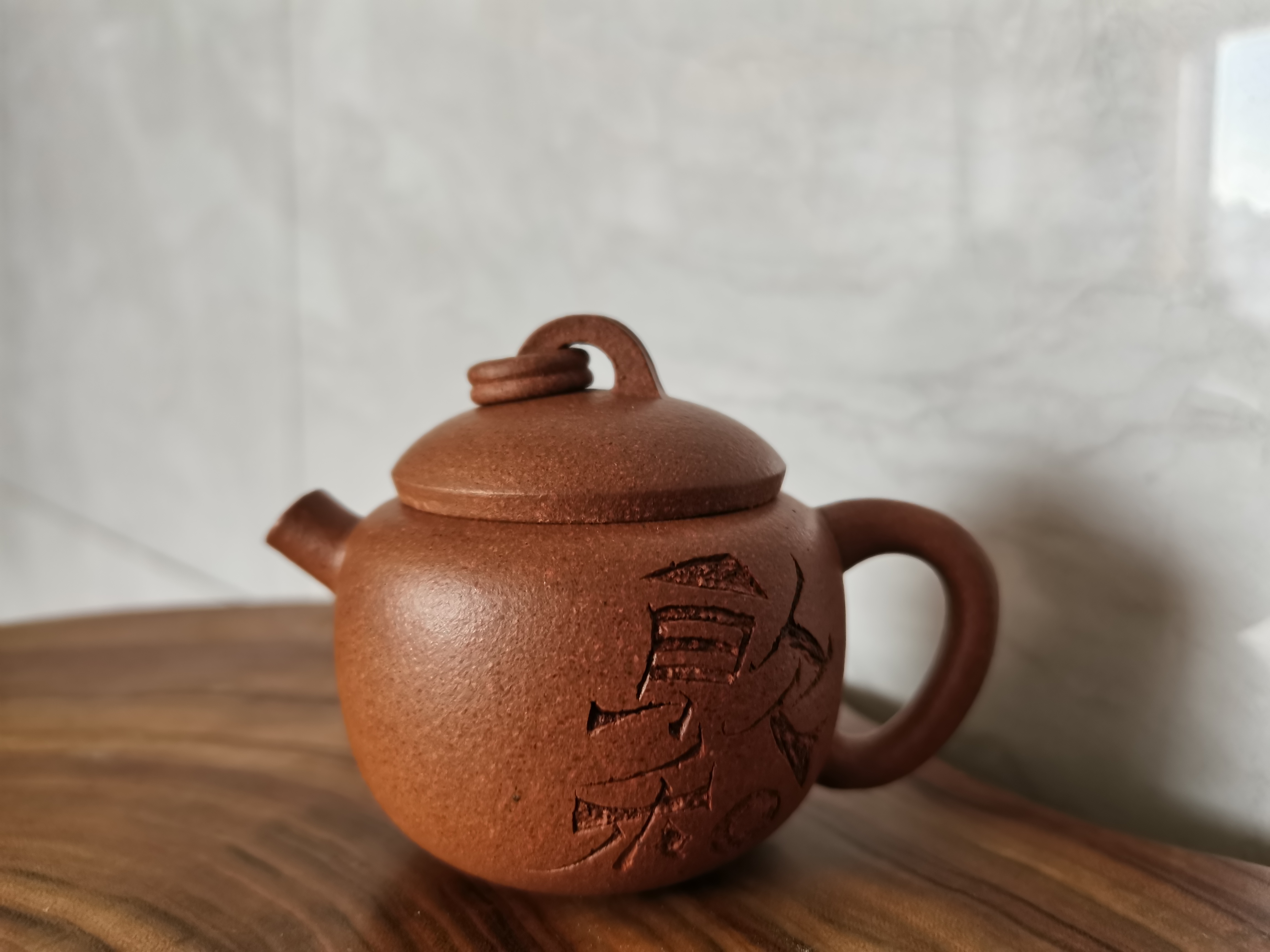 宜兴原矿紫砂半手工制作单环100CC