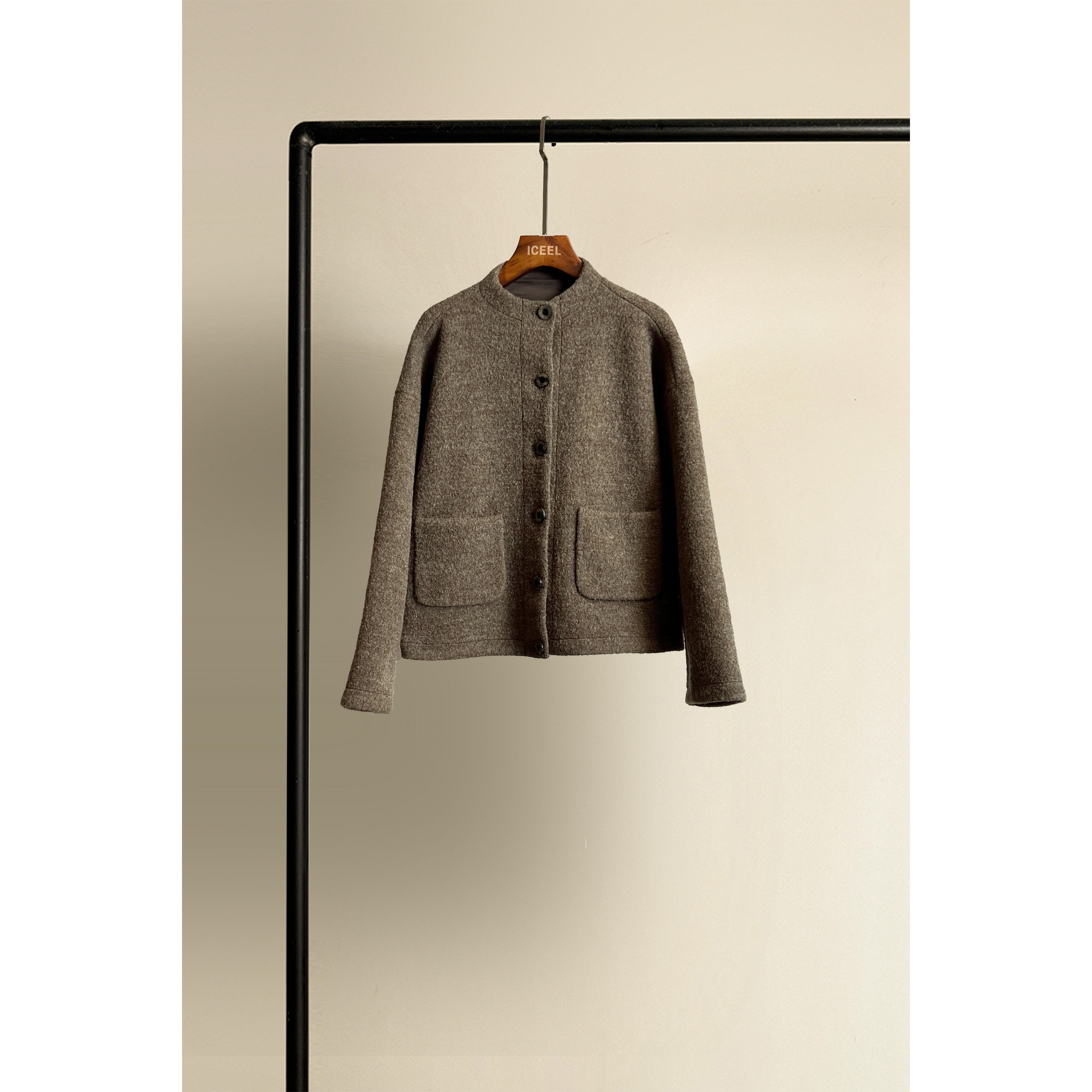 原创设计女装高档羊毛毛呢外套女士秋冬新款加厚保暖高级气质大衣