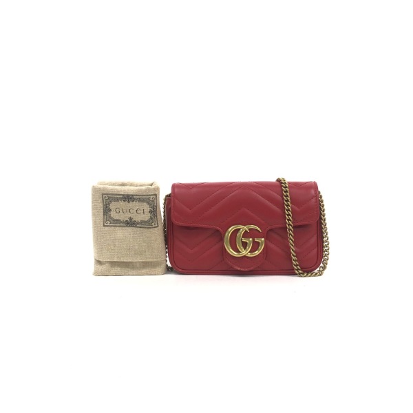 95新 GUCCI/古驰 95新/古驰/妃鱼/单肩包/市场价9800