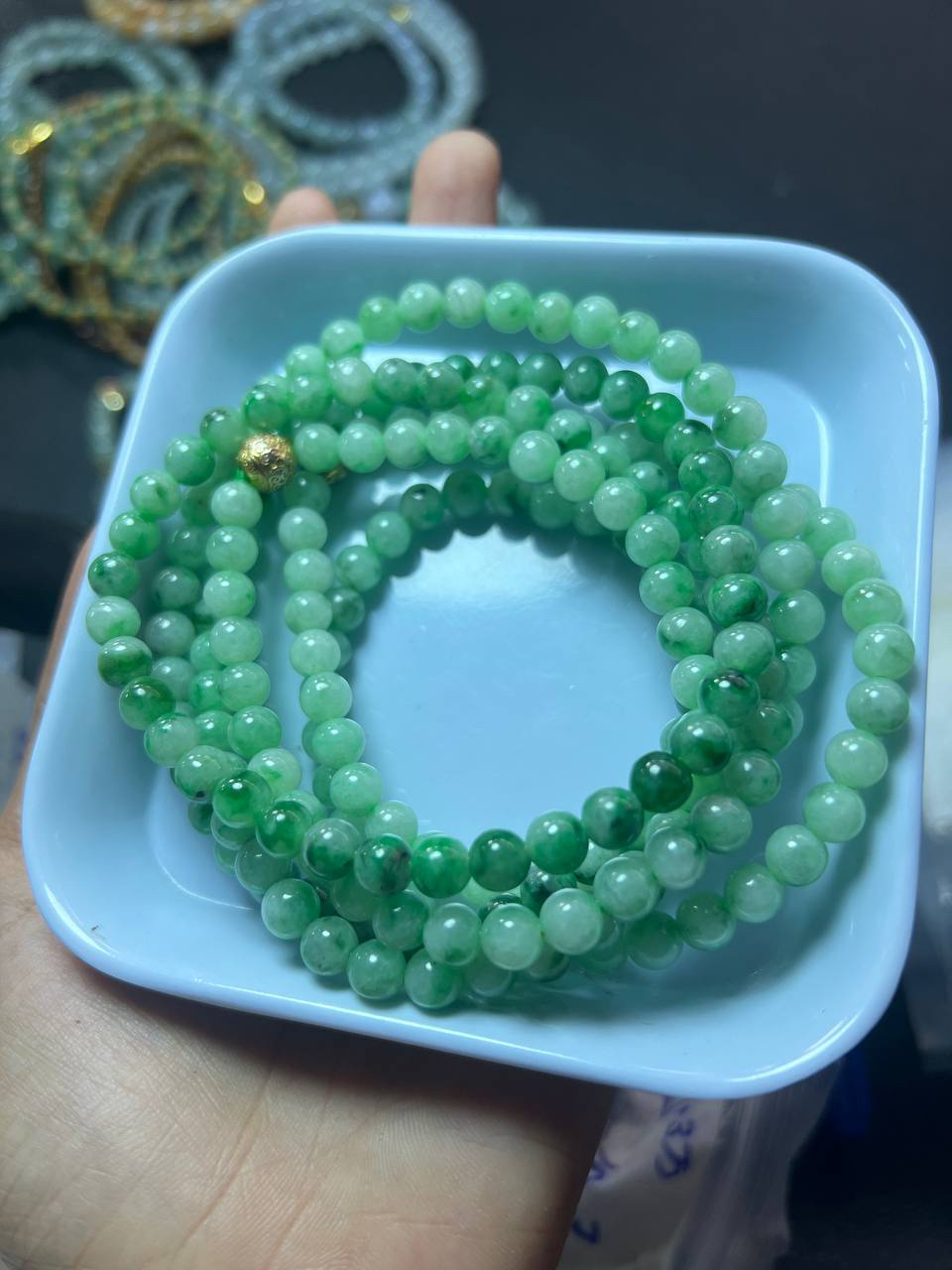 飘花长串两条，毛货需抛光