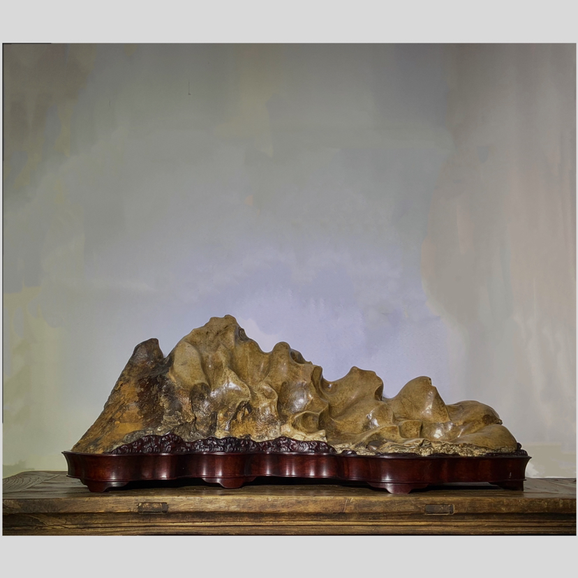 一物一拍•以直播间实物为准•山形供石传统文房摆件（善仰石物）