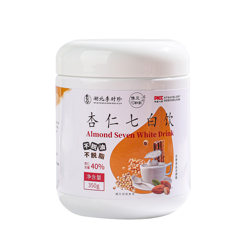 李时珍 杏仁粉不脱油不脱脂350g/桶 营养 