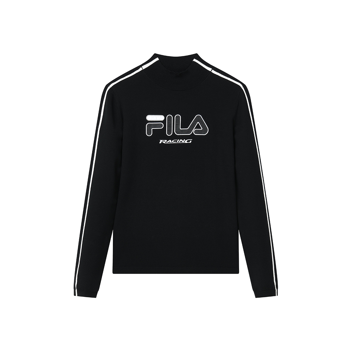 Fila/斐乐女子雅丹风秋季基础简约时尚运动长袖编织衫F61W549499A