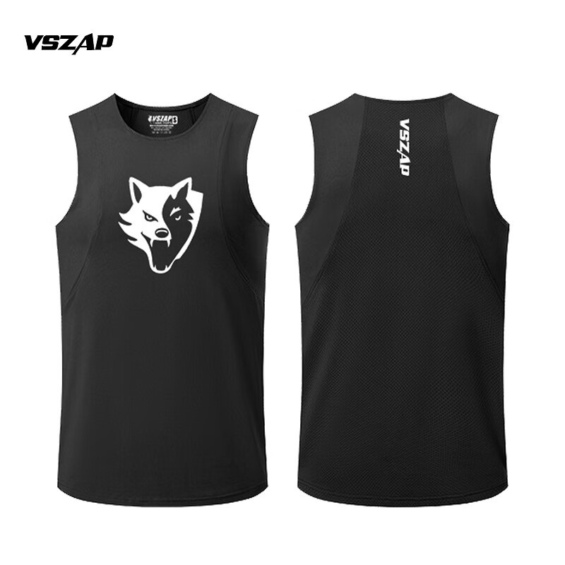 VSZAP速干透气运动UFC背心MMA肌肉搏击跑步健身格斗网孔冰丝坎肩