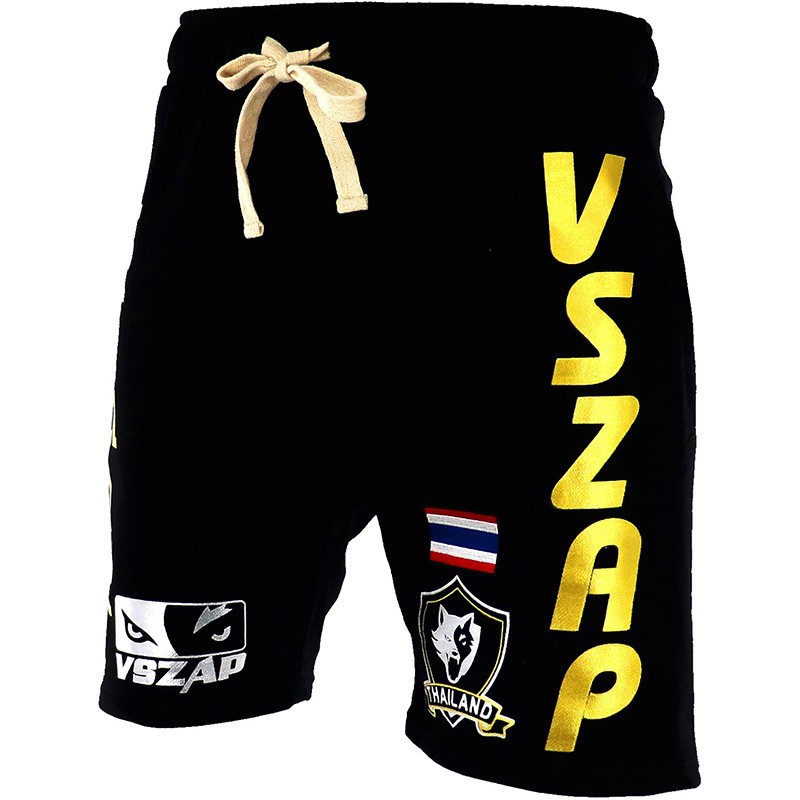 VSZAP休闲弹性短裤健身格斗训练散打泰拳MMA搏击柔术播求运动休闲