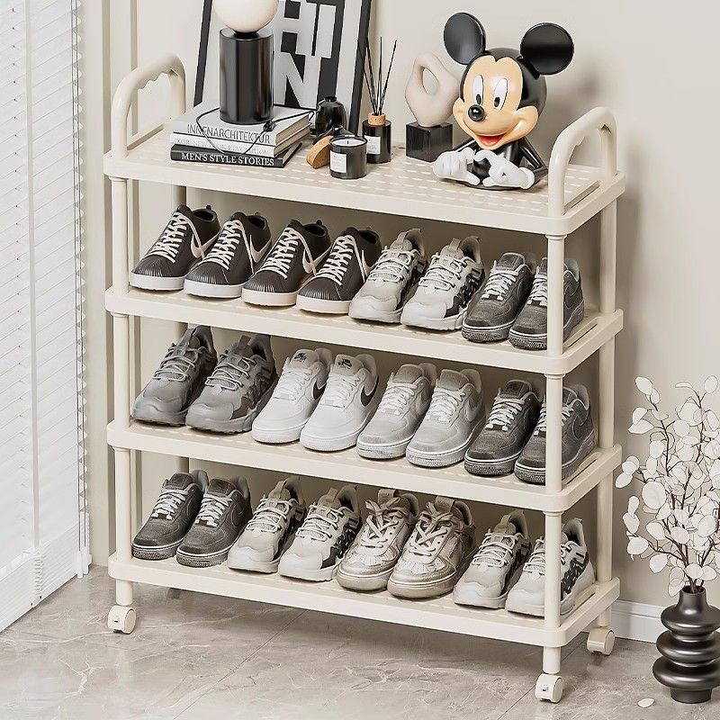 鞋架简易架子铁艺多层门口宿舍室内小型鞋柜家用出租屋窄款收纳