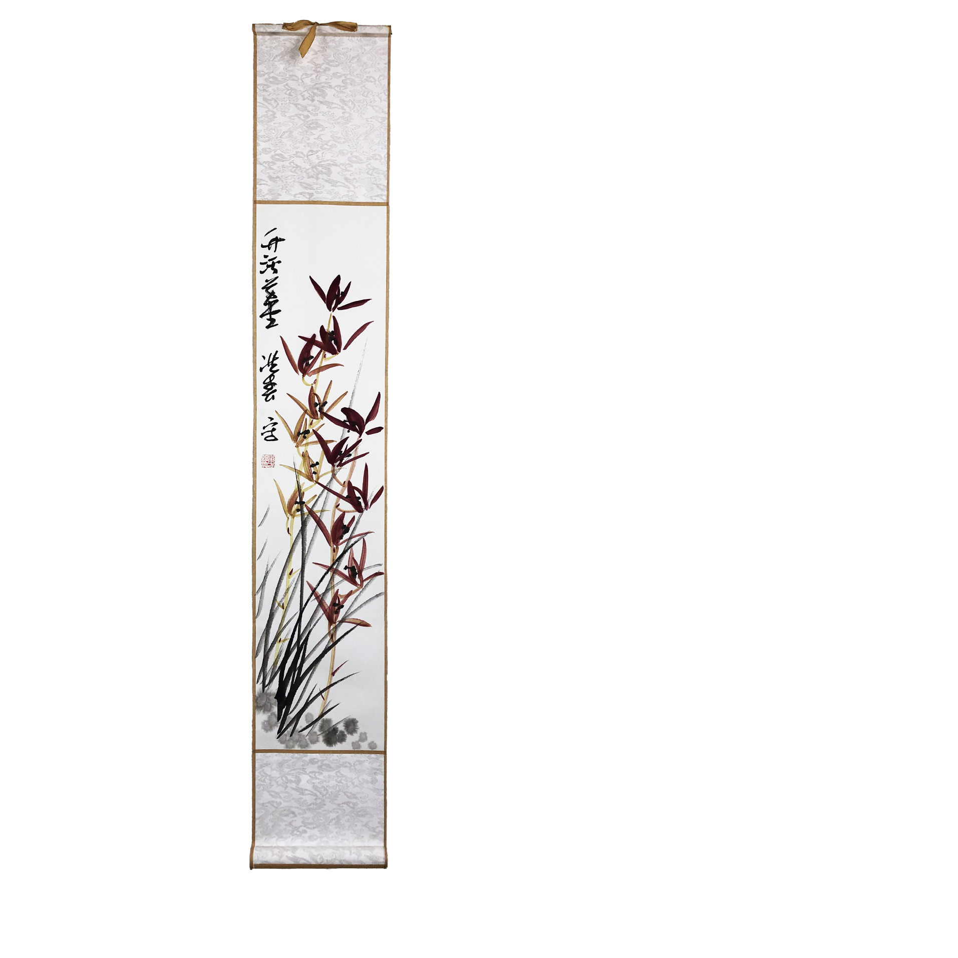 国画兰花挂轴书画字画小品写意画花鸟画仅限直播间粉丝团朋友下单