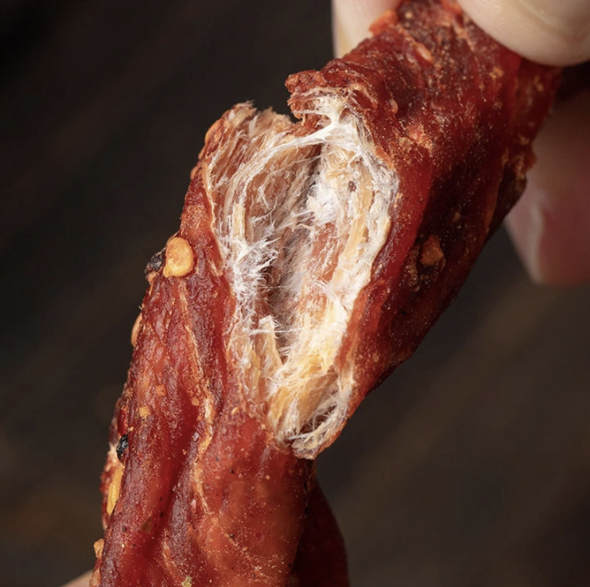 【严选】手撕风干鸡肉罐装干麻辣五香鸡胸肉干解馋休闲小零食混合味