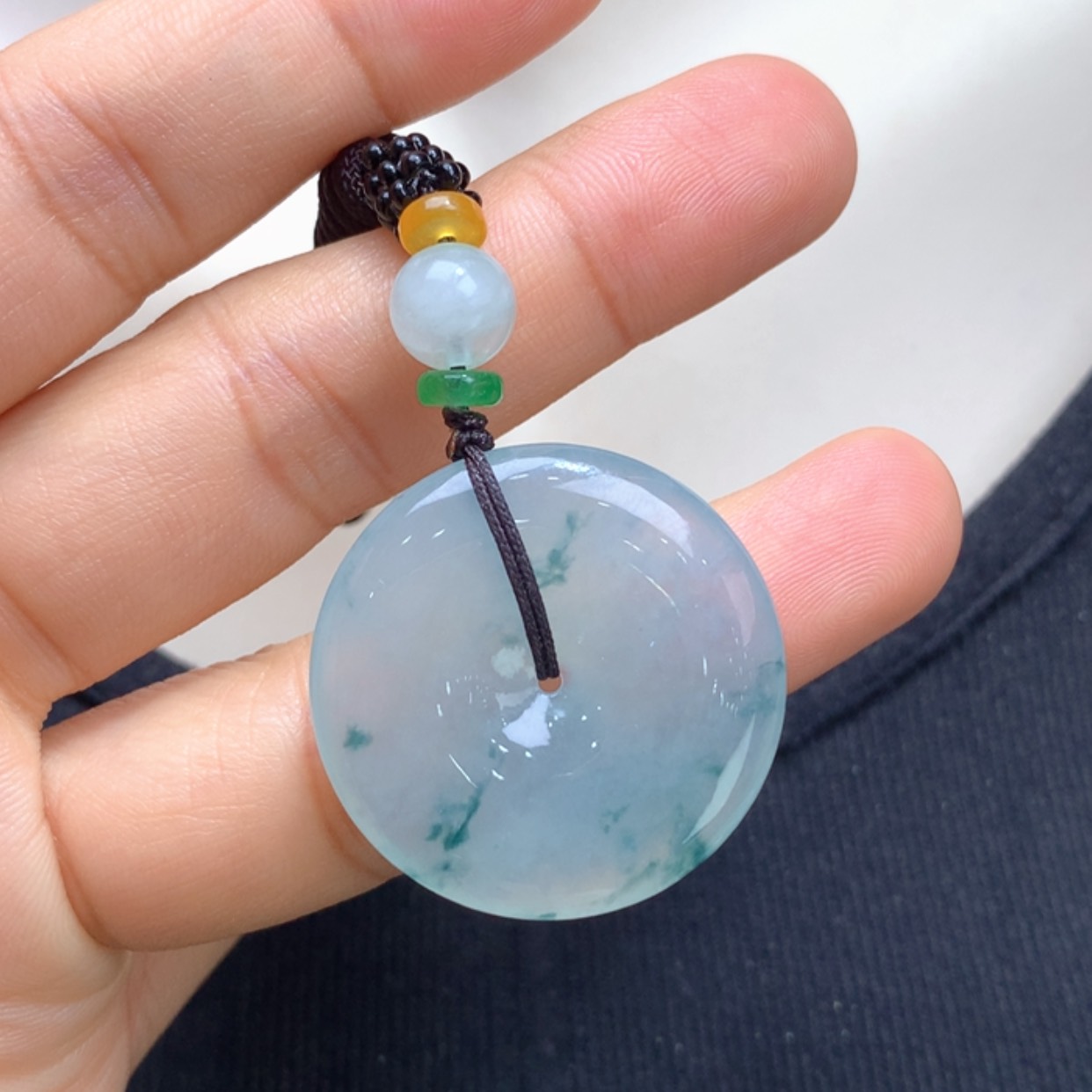 【闪购商品】翡翠颈饰未镶嵌梁****）