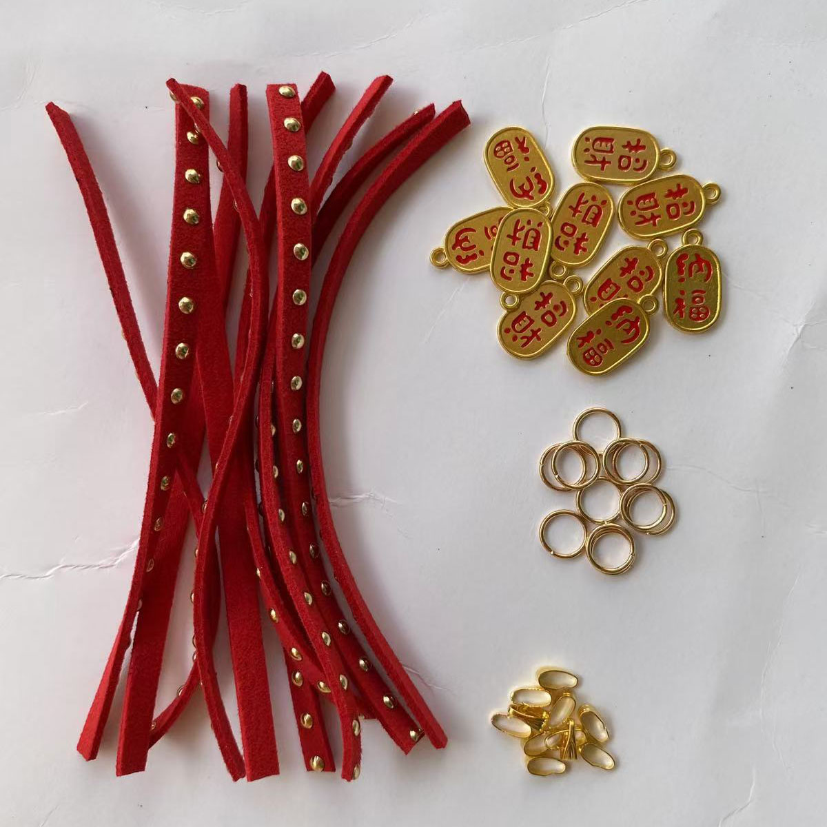 扭扭棒小动物玩偶配饰手工diy配件柳钉绳项圈可爱招财纳福吊坠