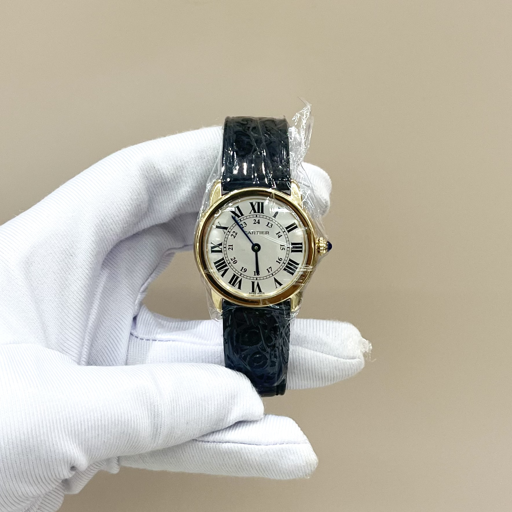 99新 Cartier/卡地亚 伦敦石英机芯女表 表径约29.5mm