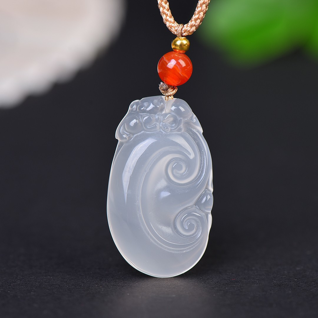 精品玛瑙《如意》挂件