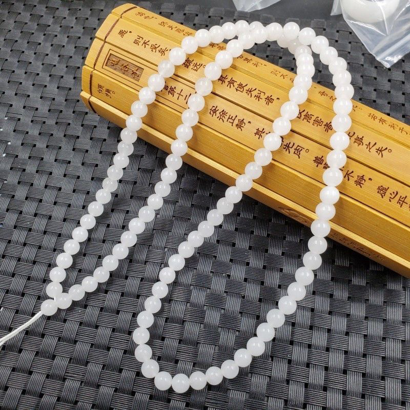 纯天然新疆金丝玉珠链