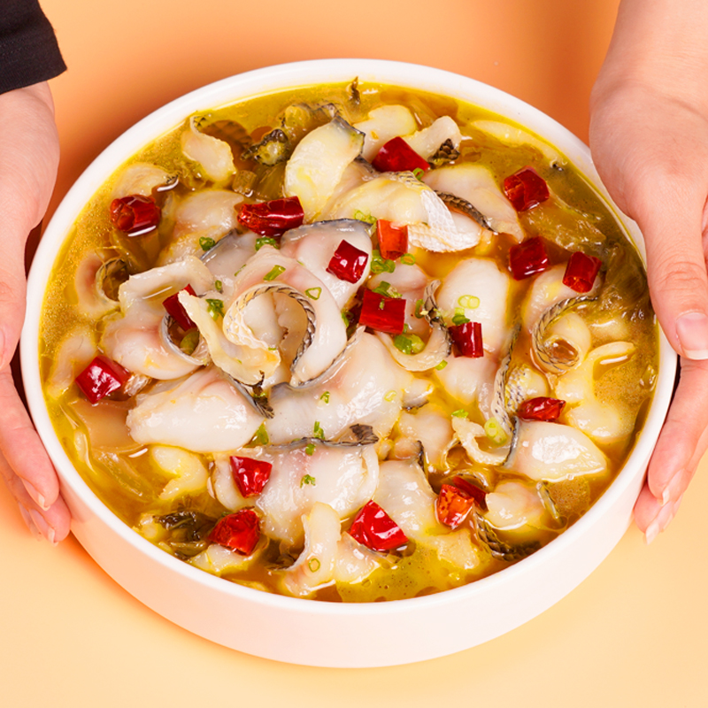 【恒兴恒】BAP认证 老坛子酸菜鱼450g*3盒  去刺工艺处理