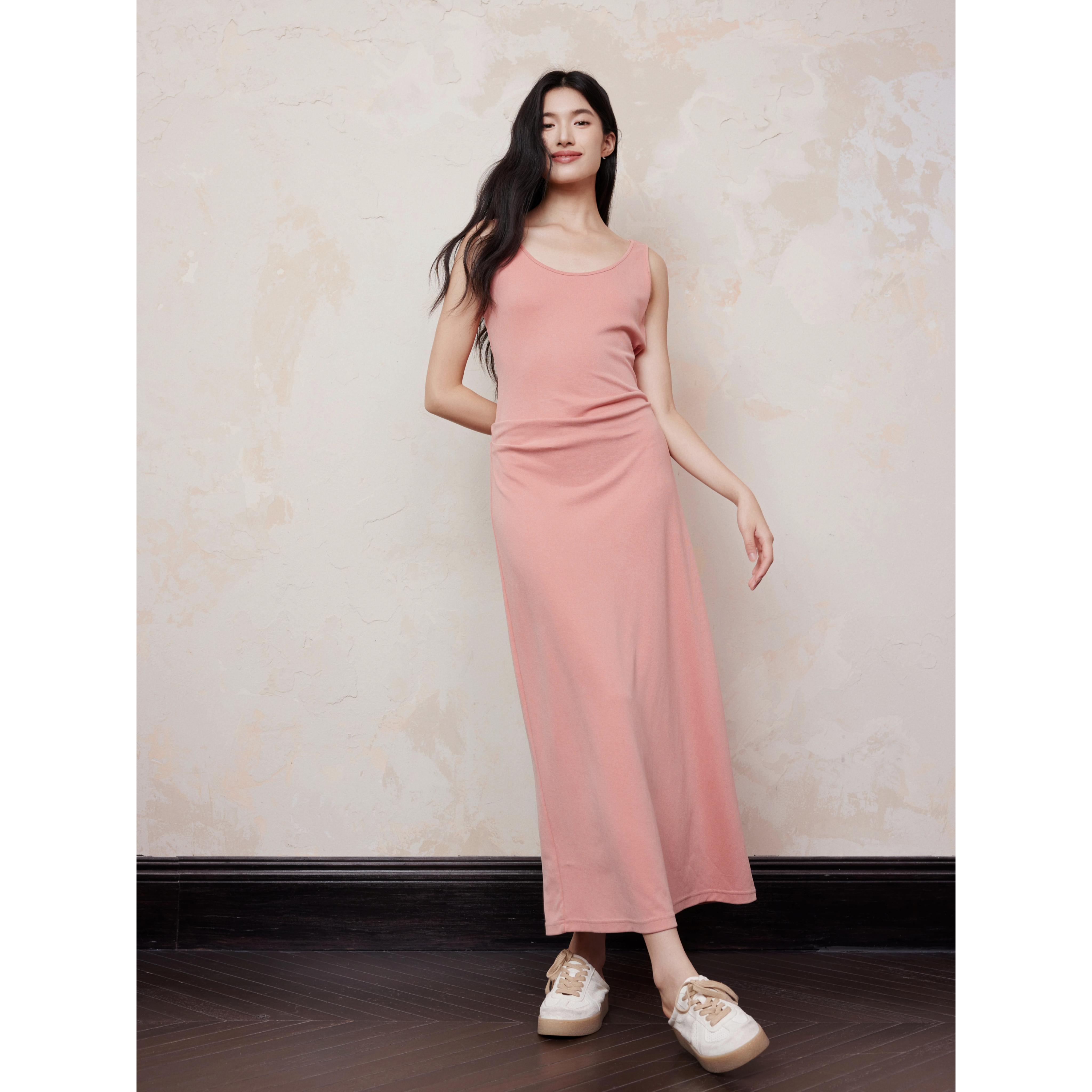 菠萝宝宝【午后阳光】C16时尚轻奢舒适款无袖连衣裙01-999-G24SL04A