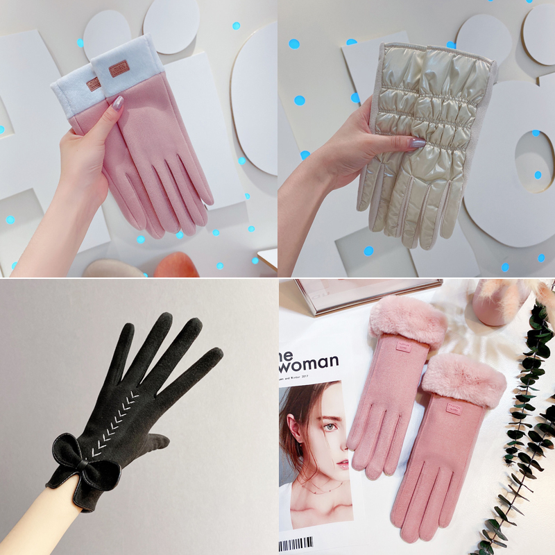 【100-199】冬季保暖加绒加厚手套-按编号下单