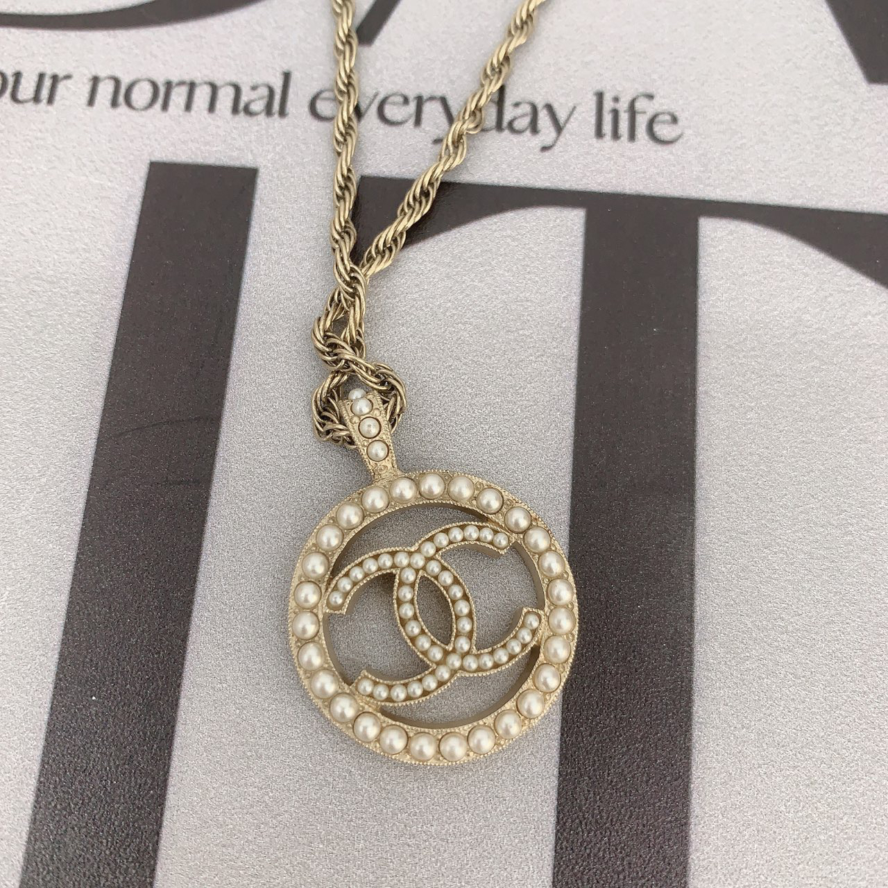 99新 Chanel/香奈儿 奢物瑾选 复古珍珠项链