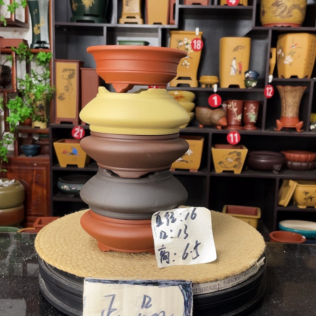 紫砂20CM以下花盆