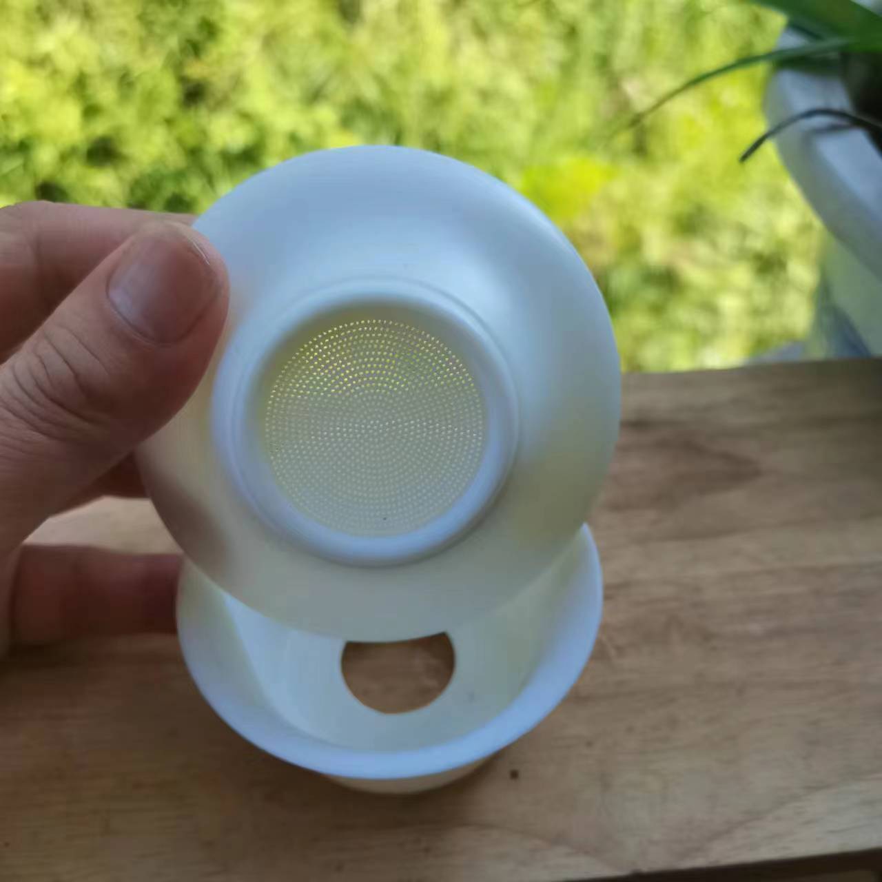 微瑕素烧全陶茶漏