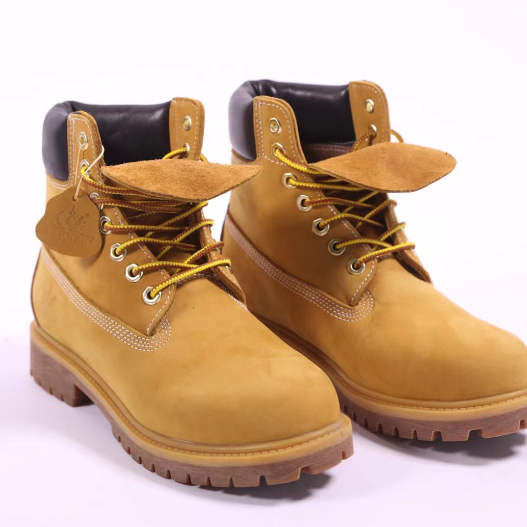 达亚尔手工防水大黄靴，高帮牛皮工装靴，真皮男女同款，秋冬鞋