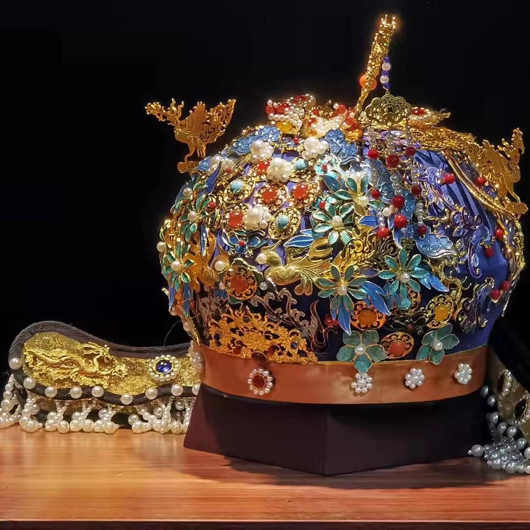  大气古风新娘头饰凤冠定金链接，定制产品拍下不退