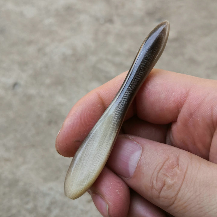 微钩好用迷你短尖柄高贵羊角毛衣勾针柄蕾丝手钩编织工具一物一图