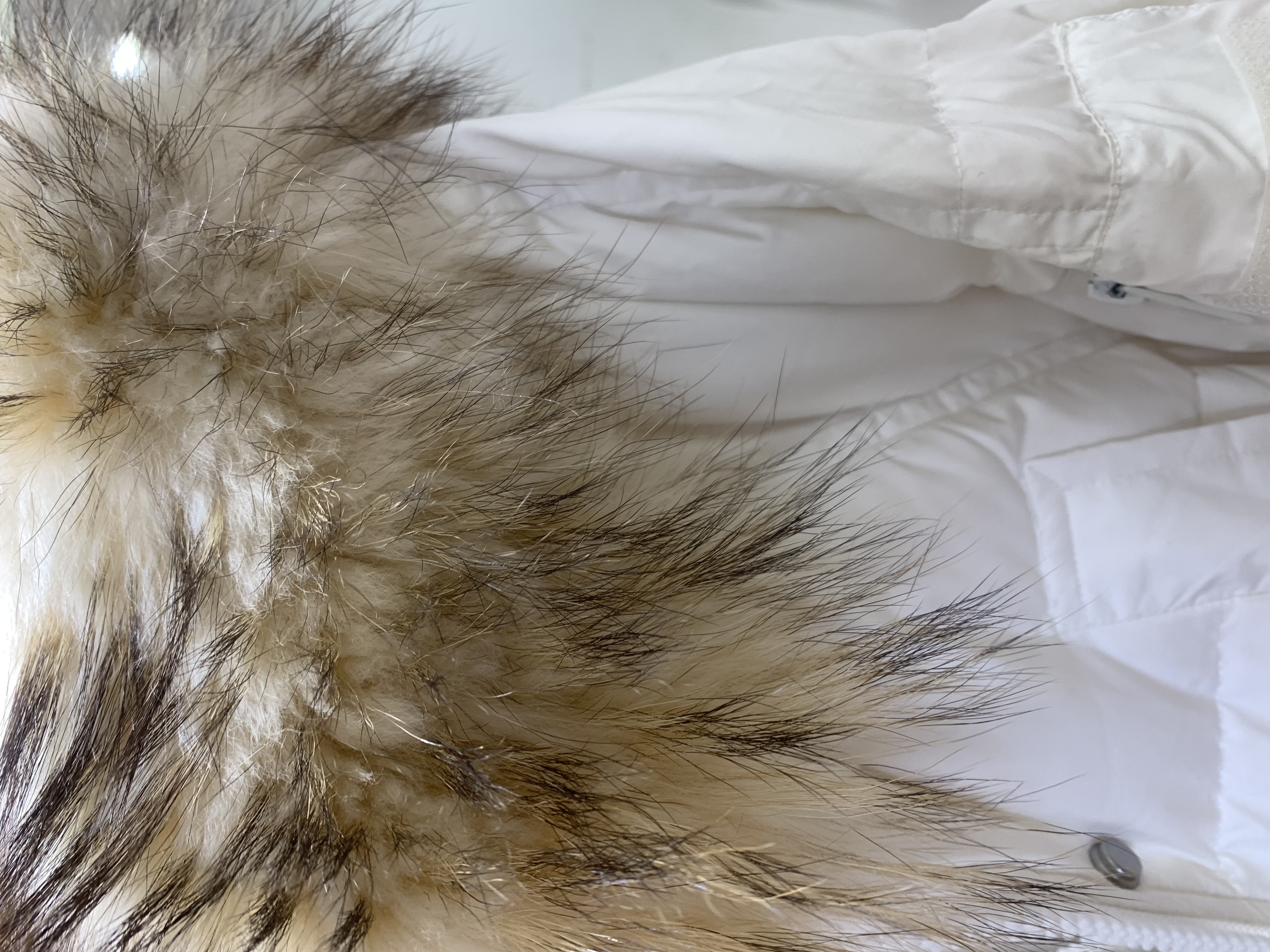 [兮希] 时尚女款百搭保暖白色长款羽绒服 EA184EIN111