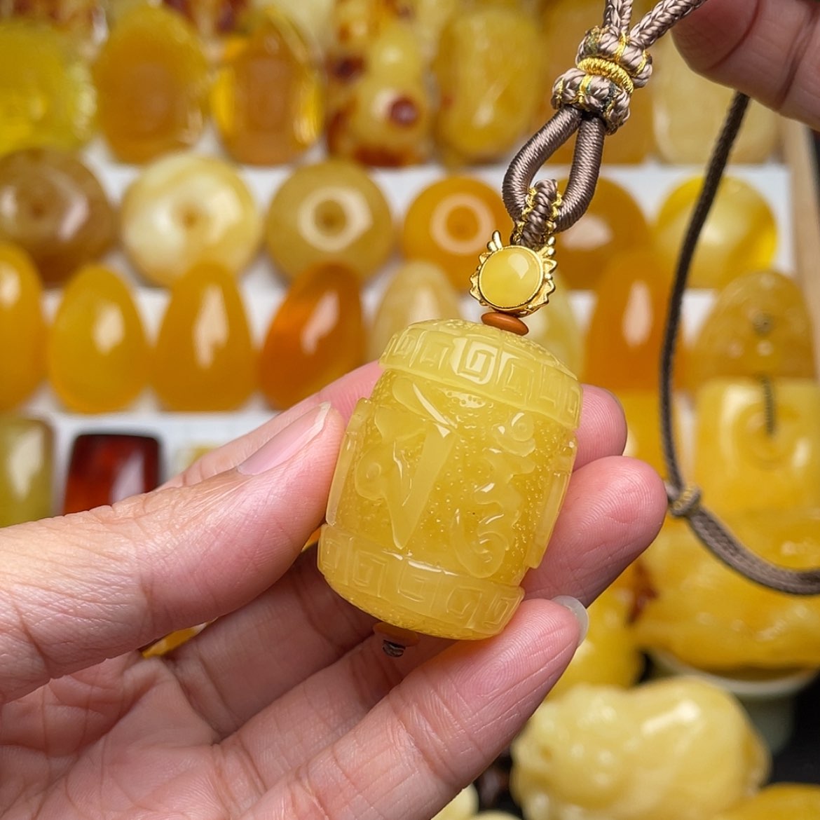 【闪购商品】蜜蜡颈饰未镶嵌