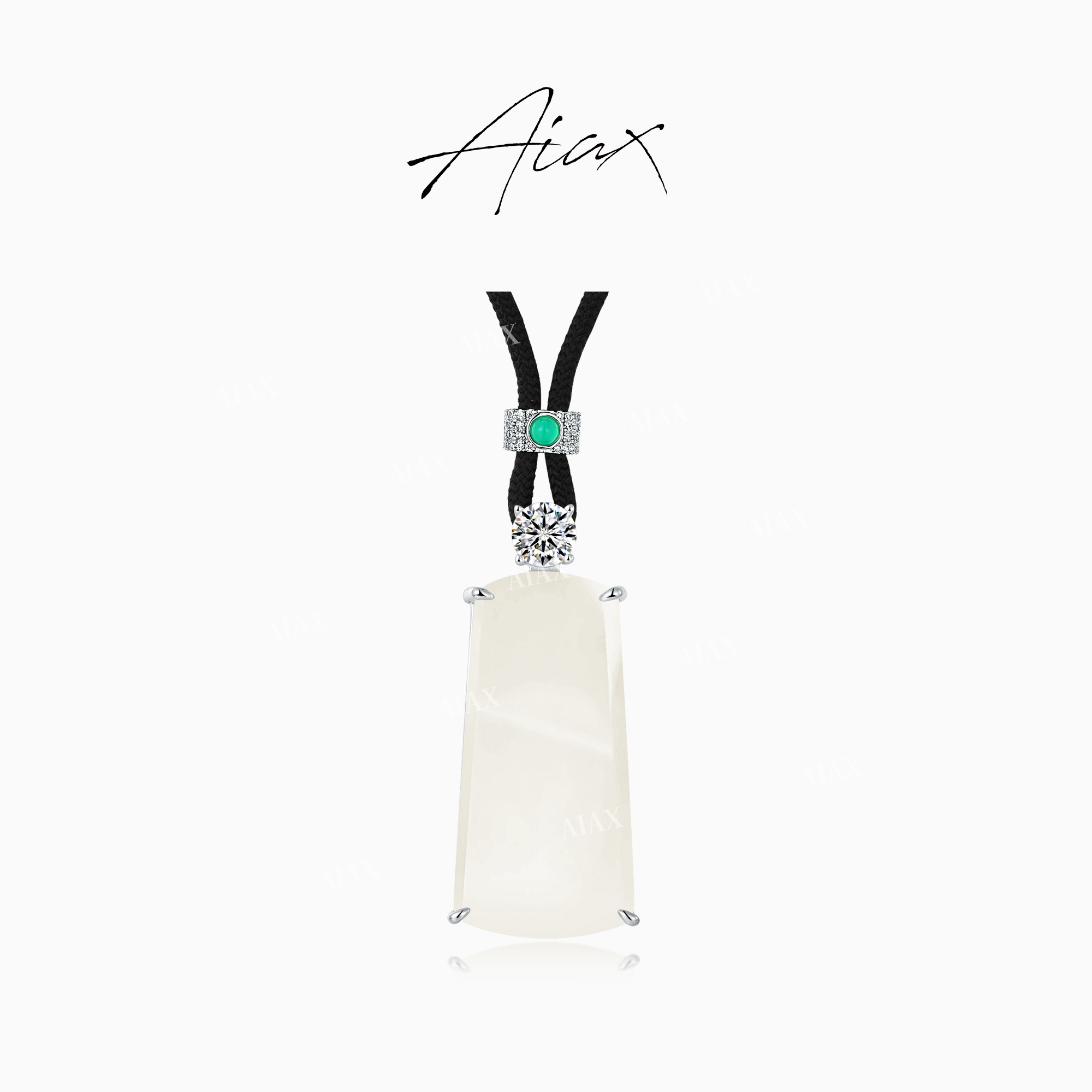 AIAX 925银 流光风【秋上新】新中式时尚百搭项链TSJ9633