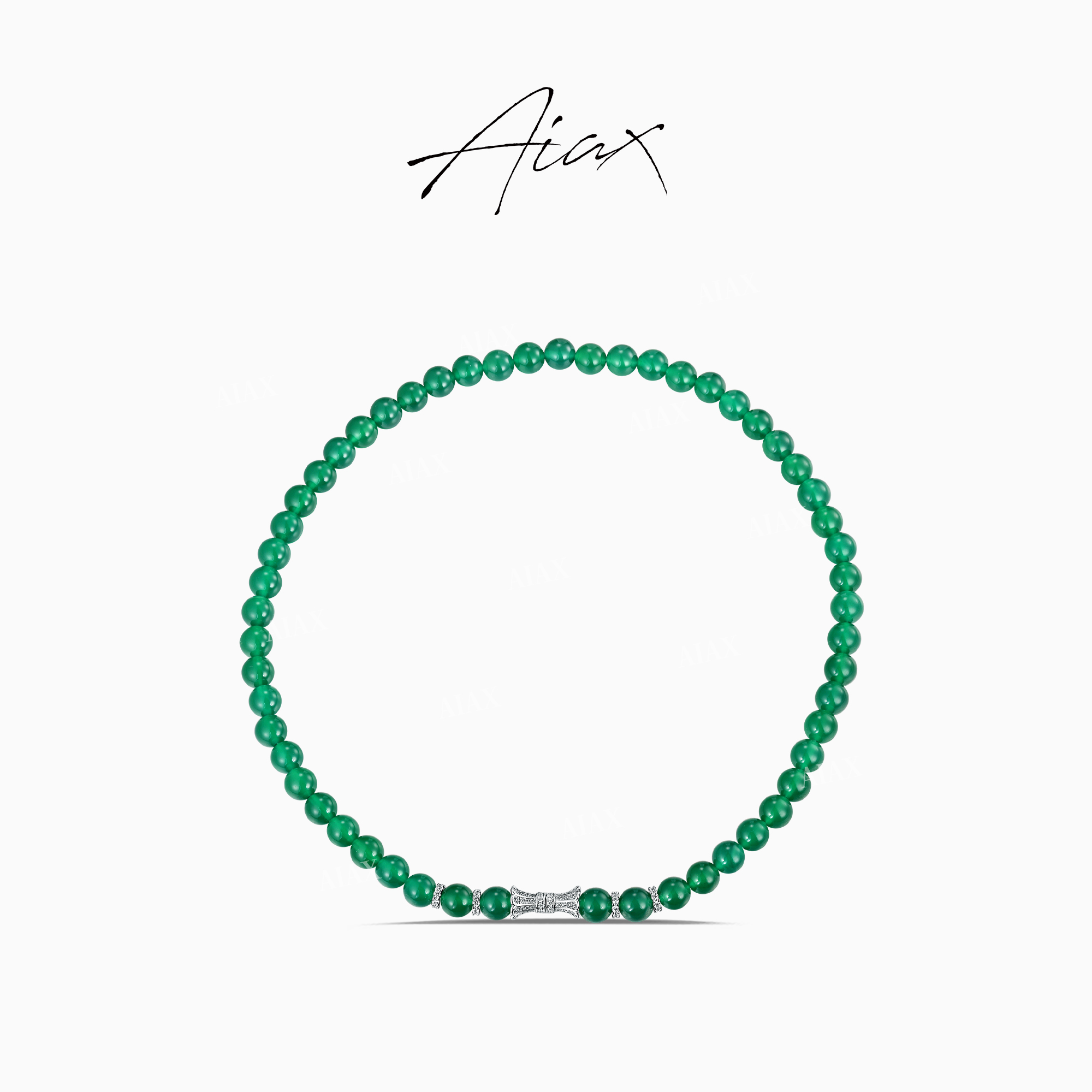 AIAX 925银 镀K金【秋上新】 新中式宁静深邃项链TSJ9605