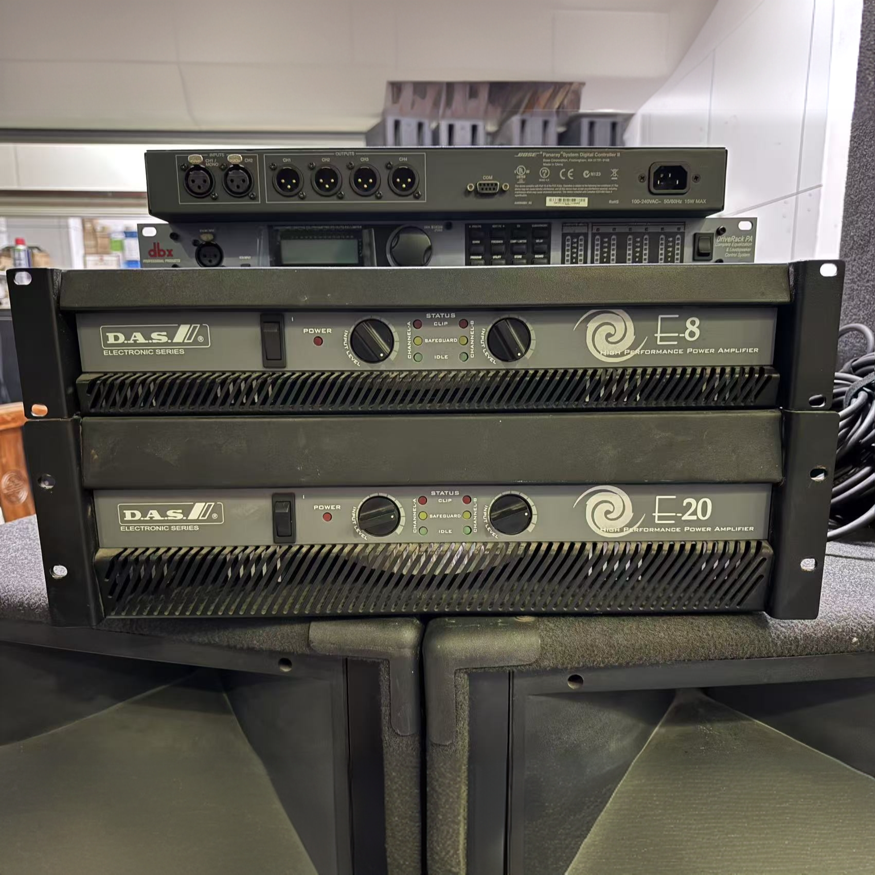 西班牙DAS大师E20功放机发烧级酒吧专业舞台录音无线演出大功率