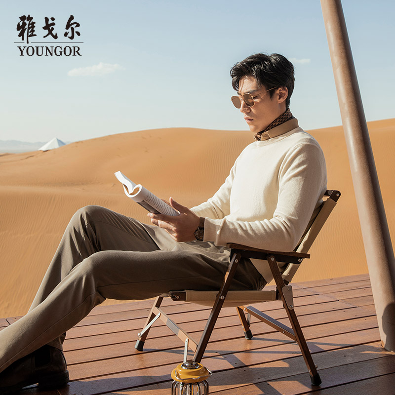【100绵羊毛保暖毛衫】雅戈尔秋冬男士新款羊毛圆领衫毛衣639994