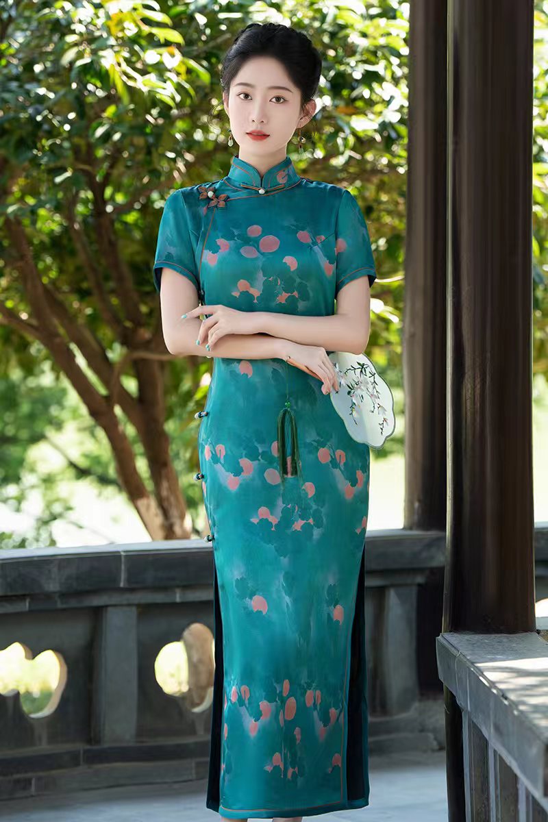 《黑蝶》俏公主2024新款旗袍新中式旗袍夏季优雅中国风